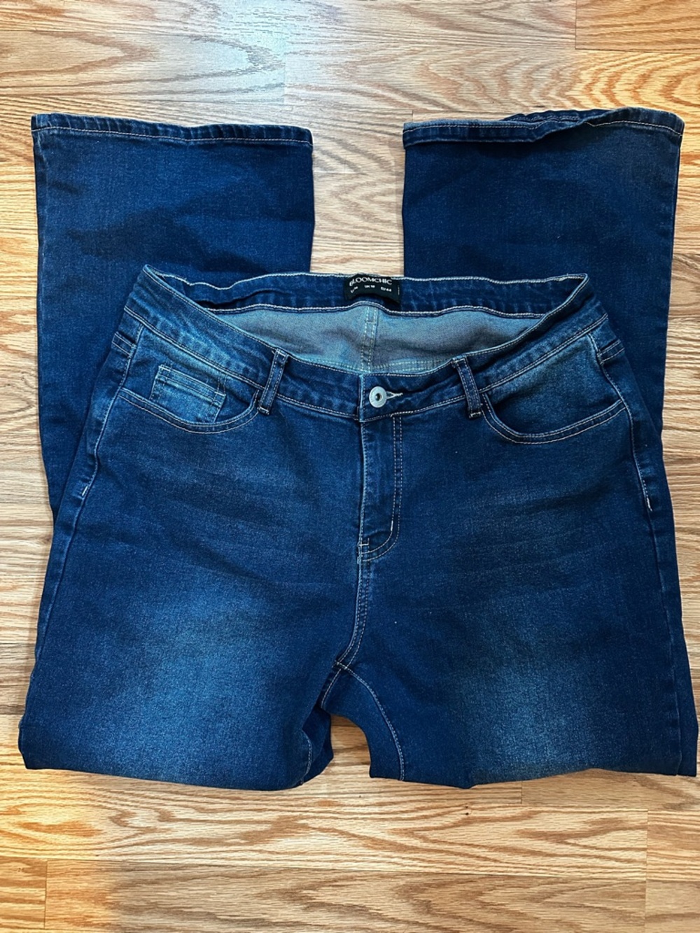 BloomChic Dark Blue Denim Pants